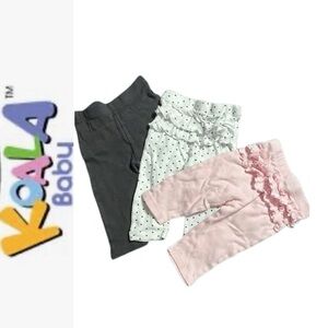 3 Pair Ruffle Bottom Leggings Koala Baby